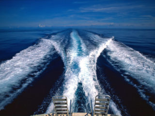 Leaving Blue Hole, Belize