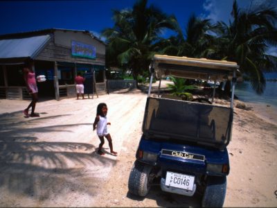 NO cars – Caye Caulker, Belize