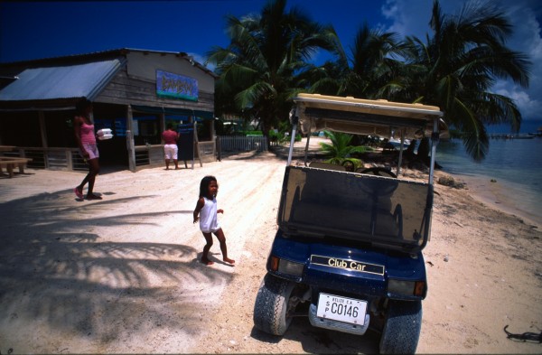 NO cars – Caye Caulker, Belize